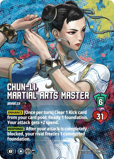 Chun-Li, Martial Arts Master