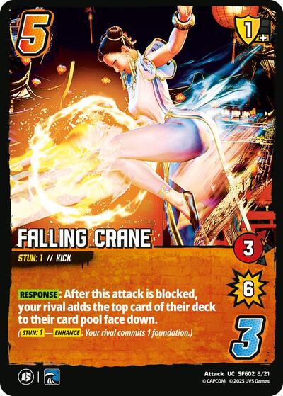 Falling Crane