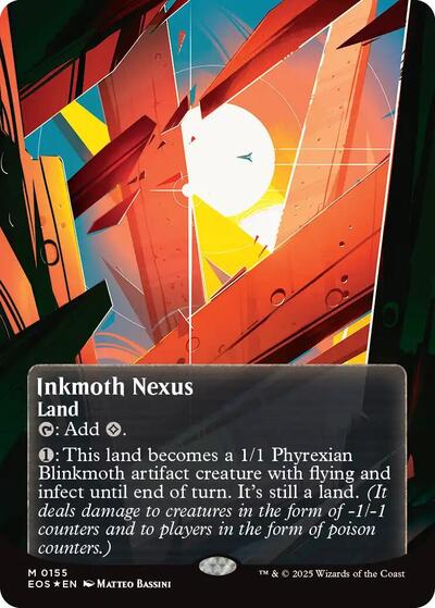 Inkmoth Nexus (0155) (Borderless) (Galaxy Foil)