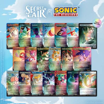 Secret Lair x Sonic the Hedgehog Superdrop: Super Sonic Bundle (Rainbow Foil)