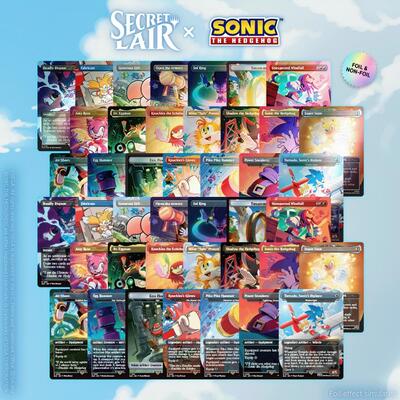 Secret Lair x Sonic the Hedgehog Superdrop: Sonic 100% Complete Bundle