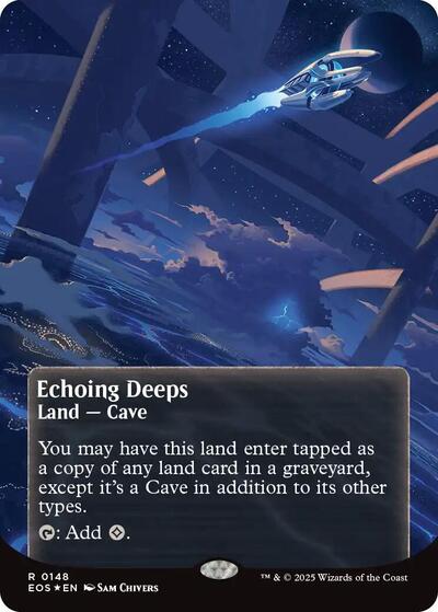Echoing Deeps (0148) (Borderless) (Galaxy Foil)