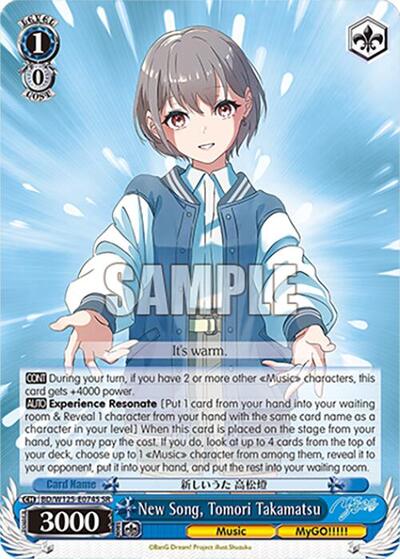 New Song, Tomori Takamatsu (SR)