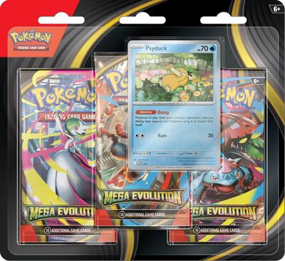 Mega Evolution 3 Pack Blister [Psyduck]
