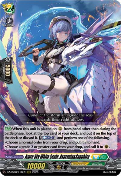 Azure Sky White Scale, Aspronia&Sapphira (RRR)