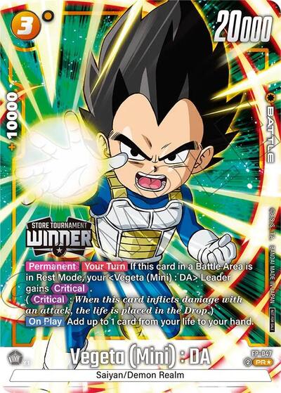 Vegeta (Mini) : DA - FP-047 (Tournament Pack -Winner- 07)