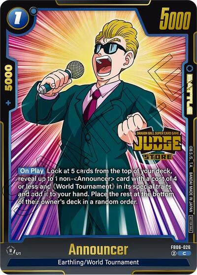 Announcer (Judge Pack (Store Judge) 04)
