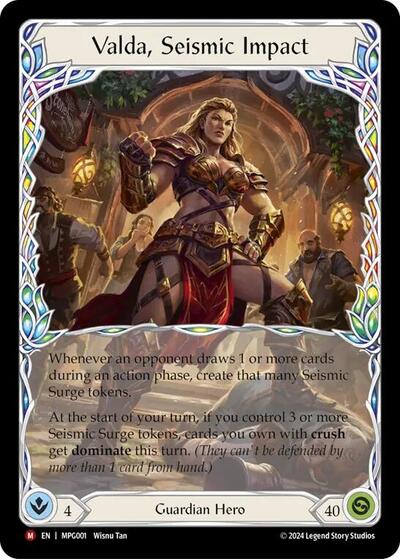Valda, Seismic Impact