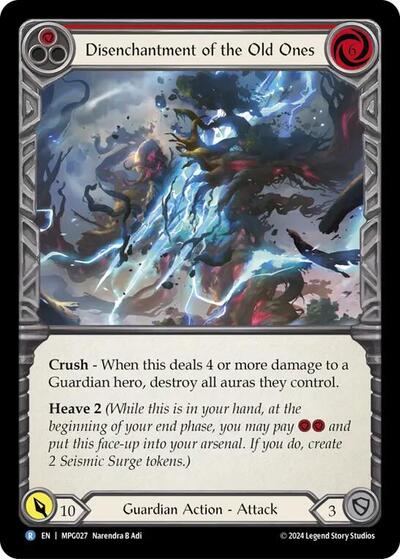 Disenchantment of the Old Ones