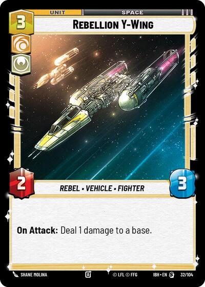 Rebellion Y-Wing (32/104)