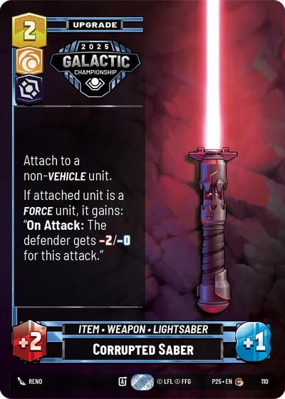 Corrupted Saber