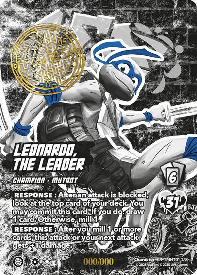 Leonardo, the Leader (Serial Numbered)