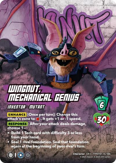 Wingnut, Mechanical Genius