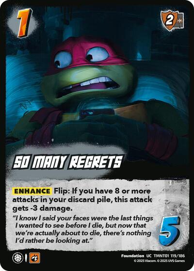 So Many Regrets
