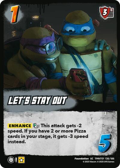 Let's Stay Out