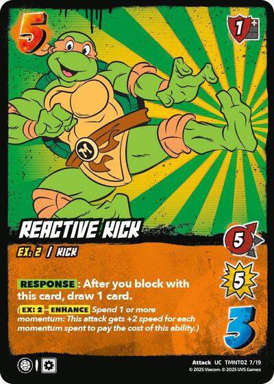 Reactive Kick (TMNT02)