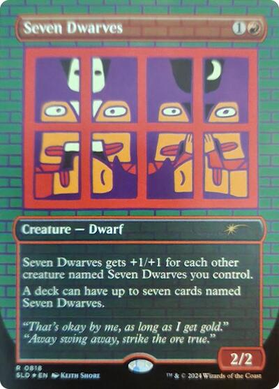 Seven Dwarves (0818) (Rainbow Foil)