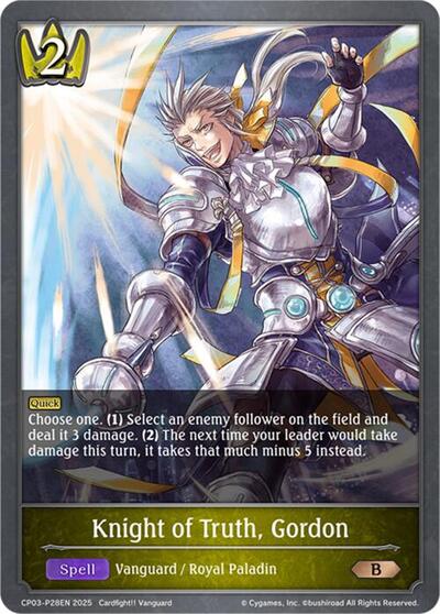Knight of Truth, Gordon - P28EN (Foil)