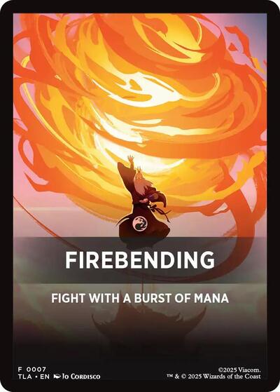 Firebending Theme Card (0007)