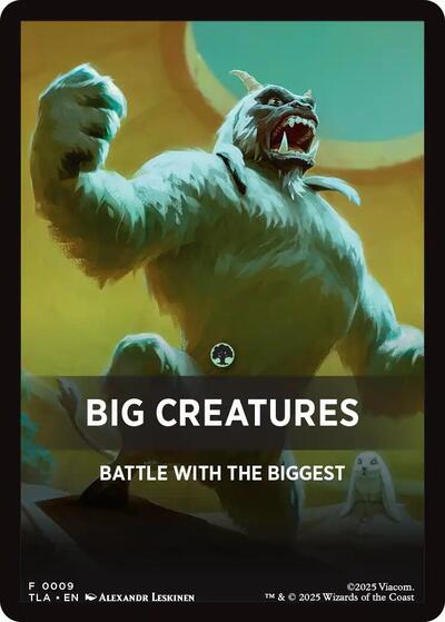 Big Creatures Theme Card