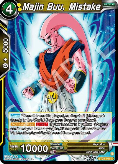 Majin Buu, Mistake