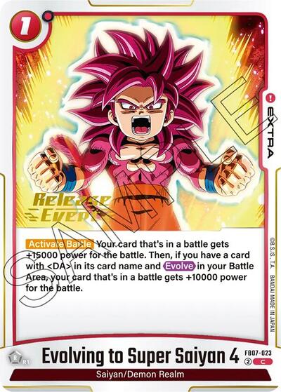 Evolving to Super Saiyan 4
