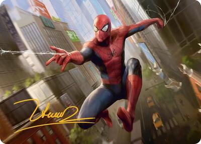 Amazing Spider-Man Art Card (24/54) (Gold-Stamped Signature)