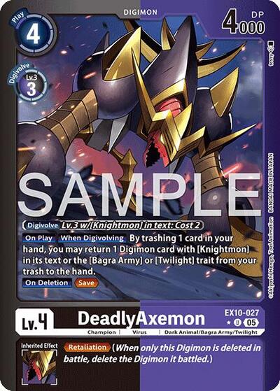 DeadlyAxemon (Limited Foil)