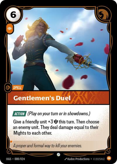 Gentlemen's Duel