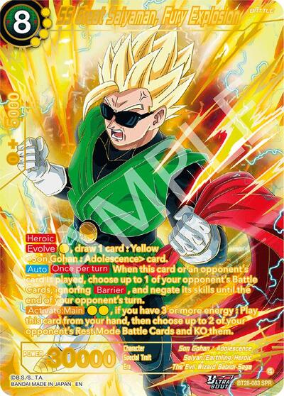 SS Great Saiyaman, Fury Explosion (SPR)