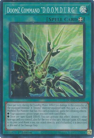 DoomZ Command "D.O.O.M.D.U.R.G."