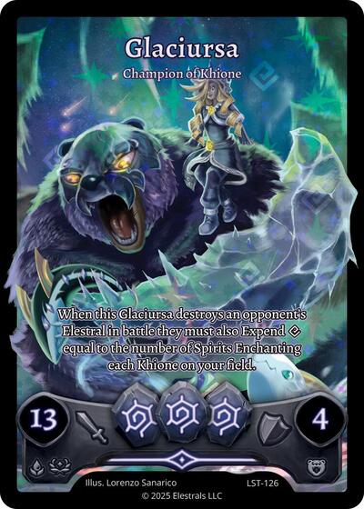 Glaciursa - Champion of Khione (Box Topper)