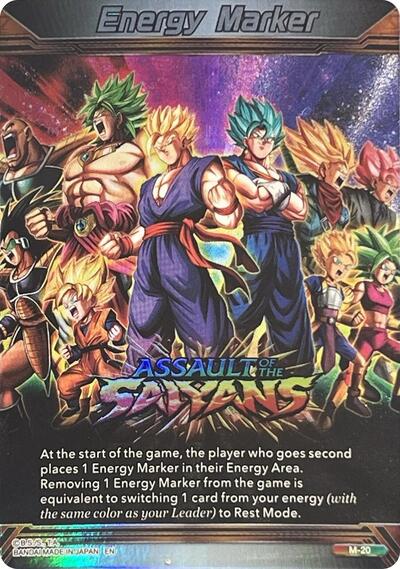 Energy Marker - Assault of the Saiyans (M-20) (Silver)