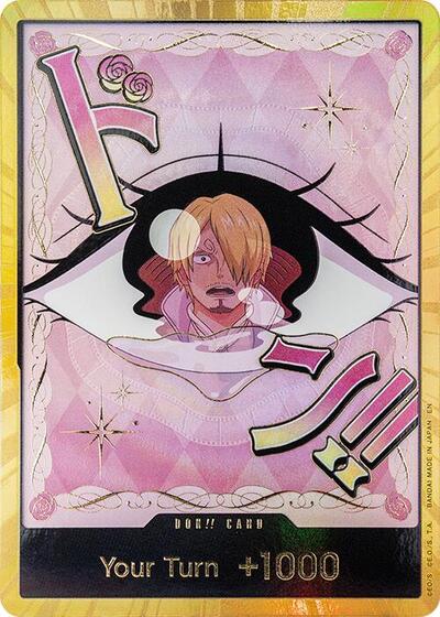 DON!! Card (Pudding) (Gold)