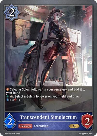 Transcendent Simulacrum