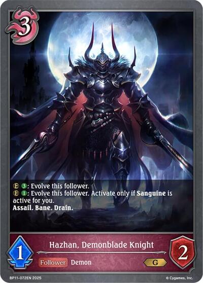 Hazhan, Demonblade Knight