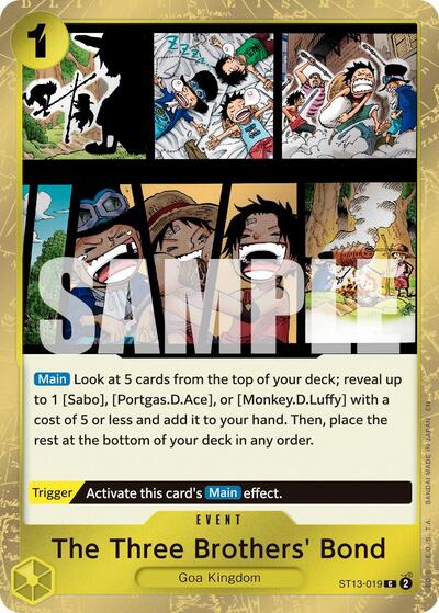 The Three Brothers' Bond (Pirate Foil)