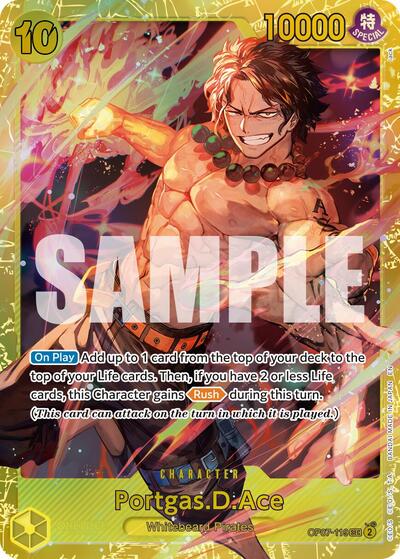 Portgas.D.Ace - OP07-119 (Reprint)