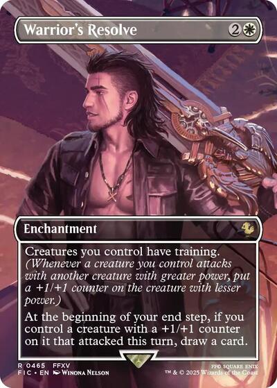 Warrior's Resolve (Borderless)