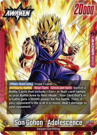 Son Gohan : Adolescence - FB08-001