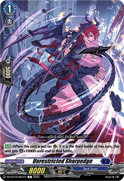 Unrestricted Sharpedge