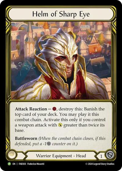 Helm of Sharp Eye (Golden) - FAB303