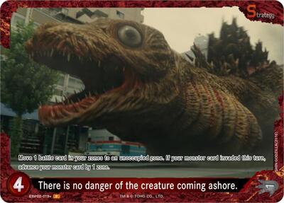 There is no danger of the creature coming ashore. (EBP02-019+)