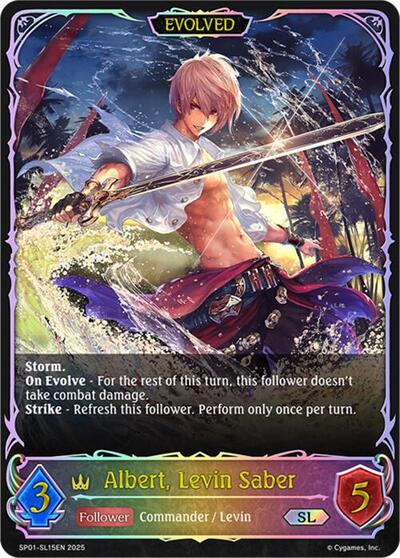 Albert, Levin Saber (Evolved) (SL)