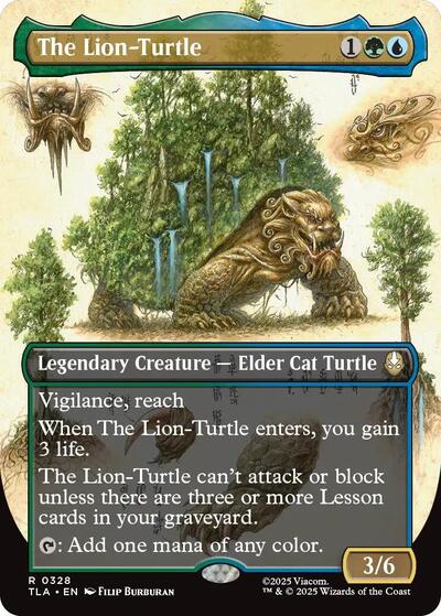 The Lion-Turtle (Borderless)