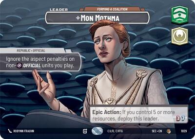 Mon Mothma - Forming a Coalition (Showcase)