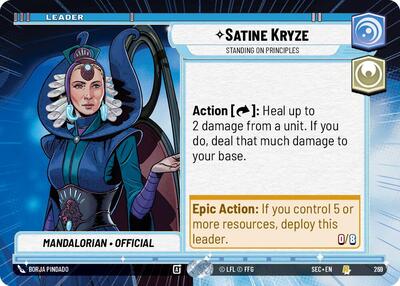 Satine Kryze - Standing on Principles (Hyperspace)
