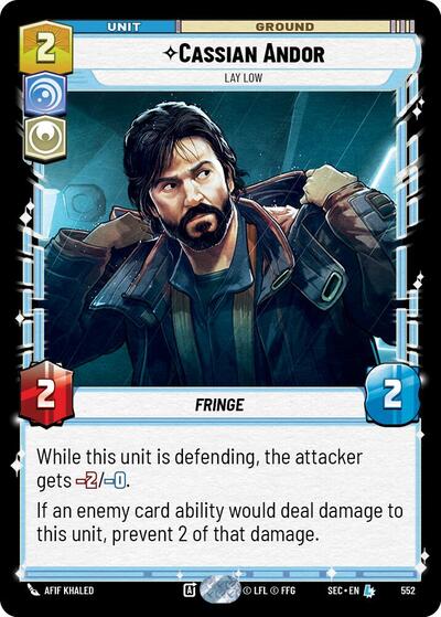 Cassian Andor - Lay Low (Foil)