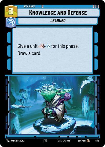 Knowledge and Defense (Foil)