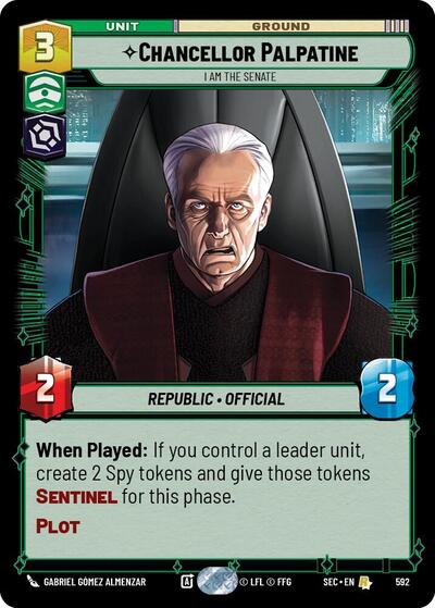 Chancellor Palpatine - I Am the Senate (Foil)